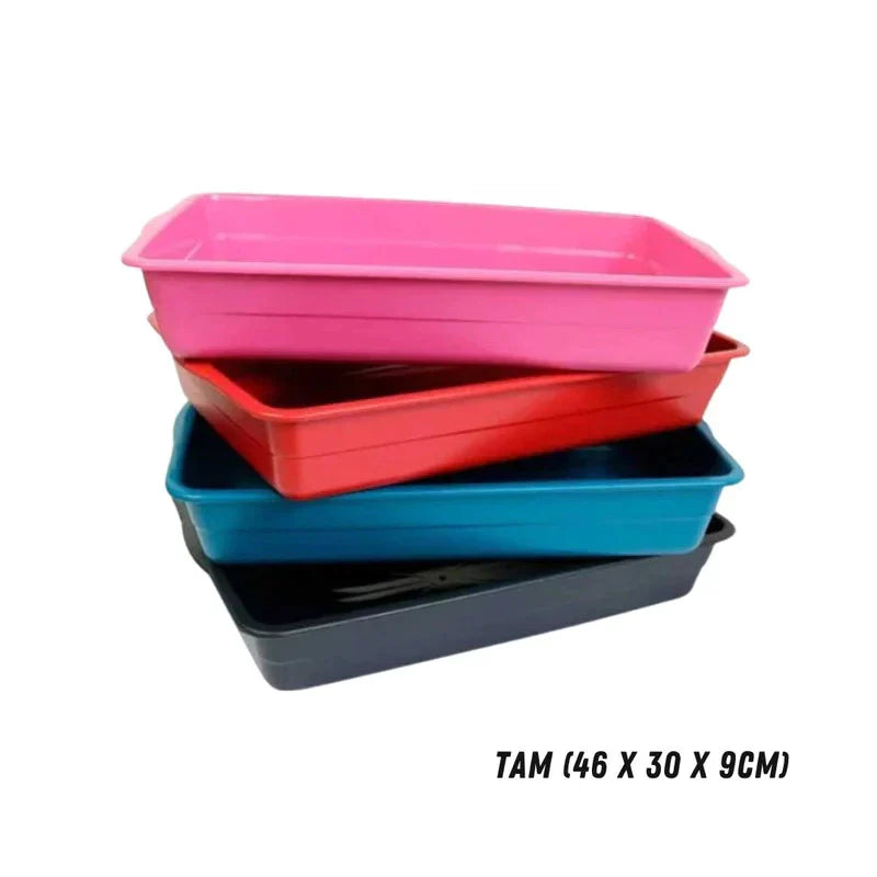 Kit Caixa de Areia para Gato 6 Peças com Areia 4kg