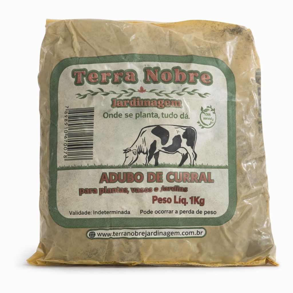 Esterco de Curral Natural para Adubação e Jardinagem