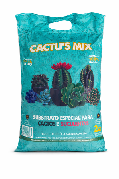 Substrato para Cactos Alta Drenagem Pronto para Uso Cactus