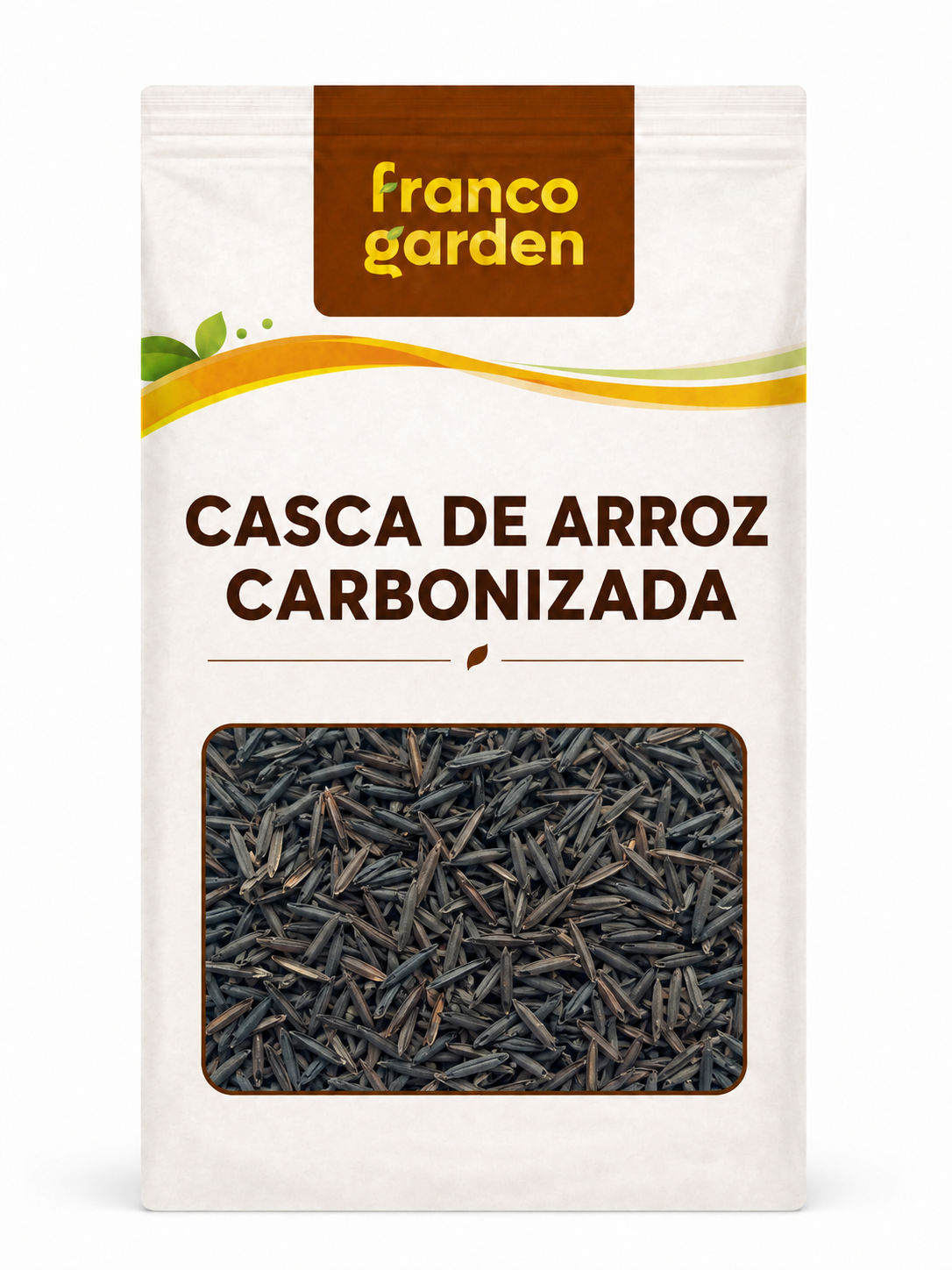 Casca de Arroz Carbonizada - Substrato Leve para Drenagem e Aeração