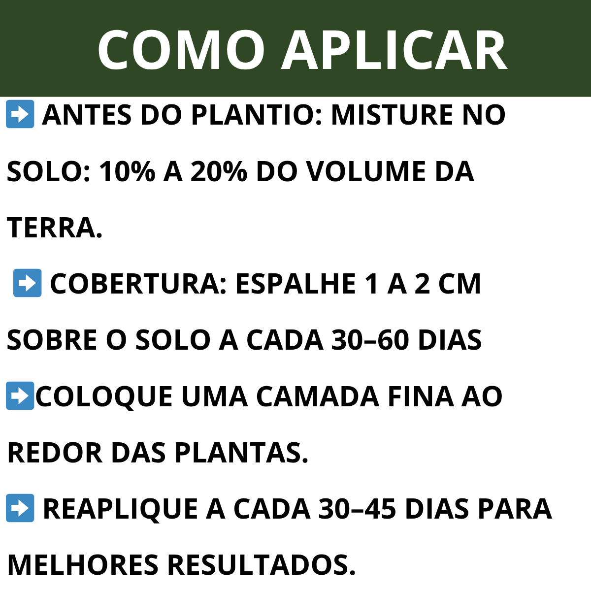 Húmus de Minhoca Orgânico Natural para Adubação e Jardinagem