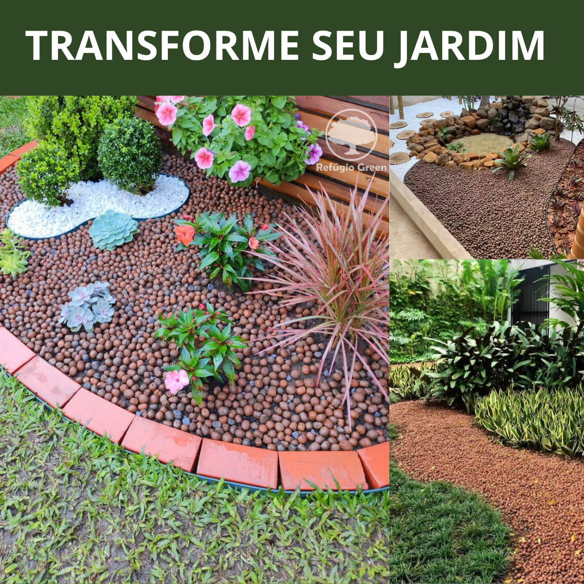 Argila Expandida Terra Forte para Jardinagem e Decoração 2L 5L 10L