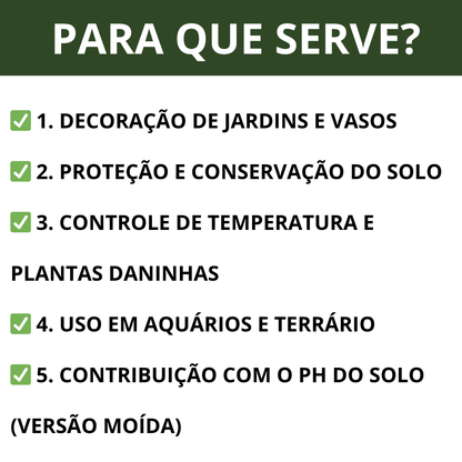 Pedra Dolomita Mineral Natural para Jardinagem - Franco Garden
