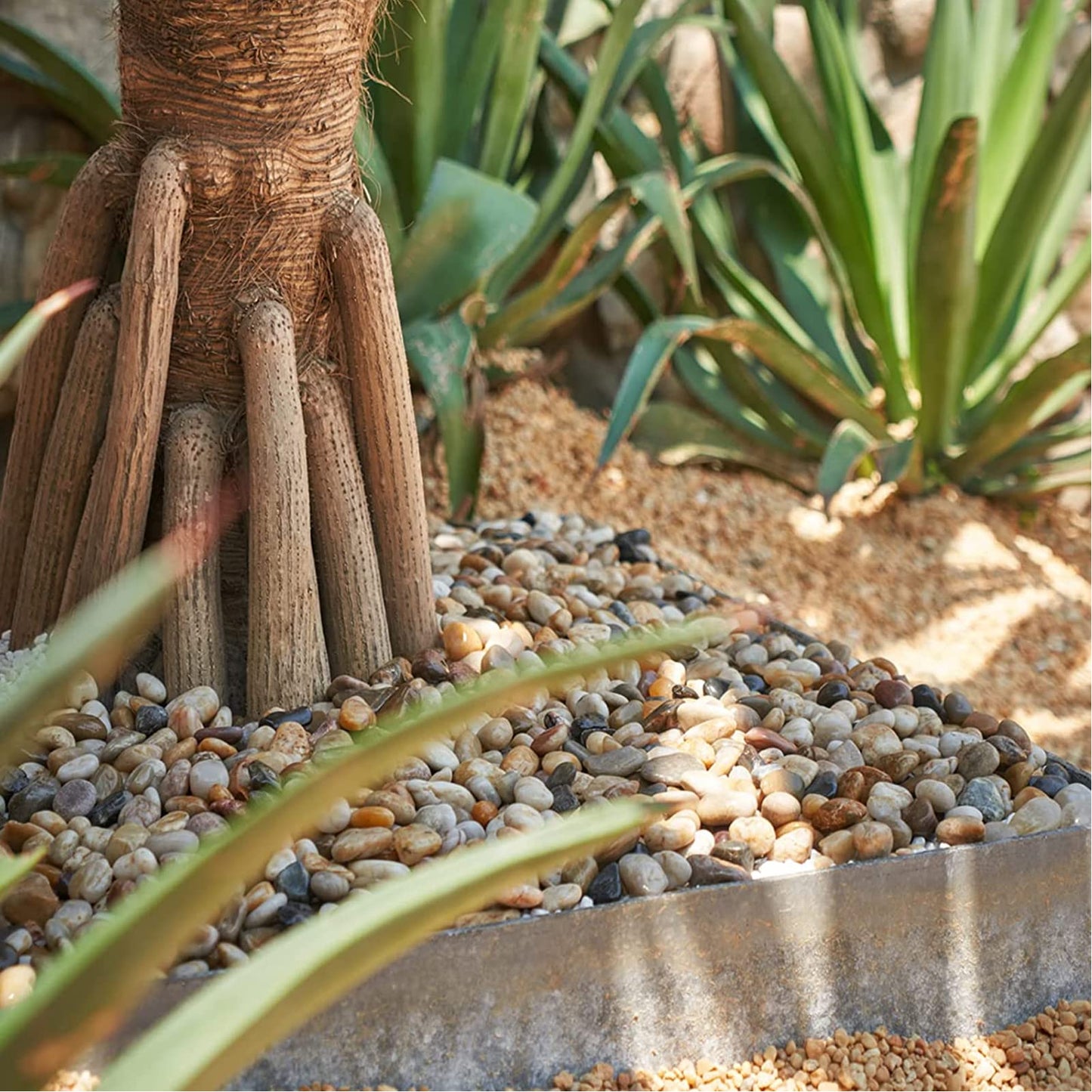 Seixo de Rio Grande Pedra Natural Decorativa para Jardinagem - Franco Garden