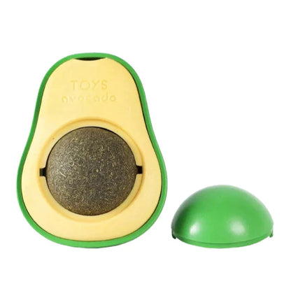 Brinquedo Abacate com Catnip para Gatos – Lambe Lambe Giratório