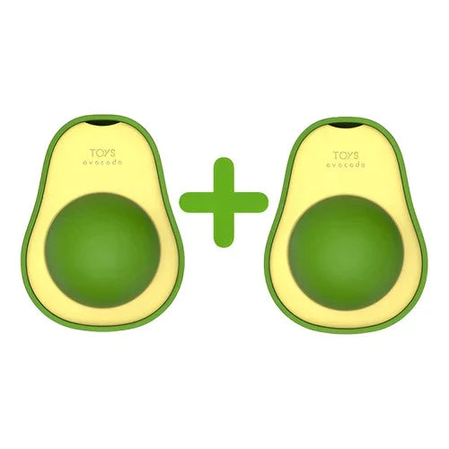 Brinquedo Abacate com Catnip para Gatos – Lambe Lambe Giratório