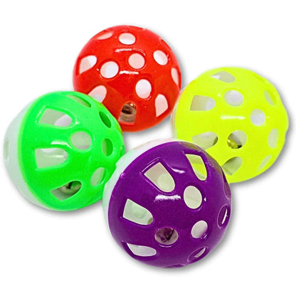 Bola com Guizo para Gato Brinquedo Interativo Colorido