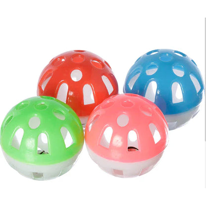 Kit 8 Bolinhas com Guizo para Gatos e Filhotes