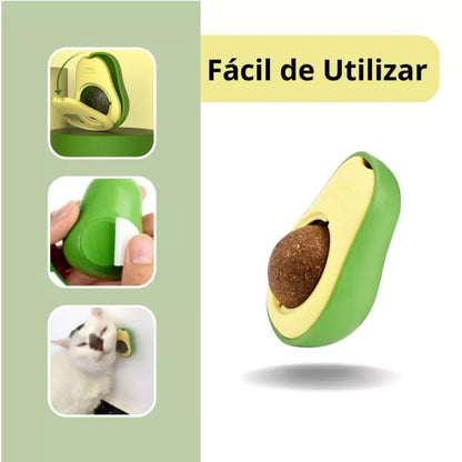 Kit Catnip para Gatos Abacate Lambe Lambe + Pirulito Natural