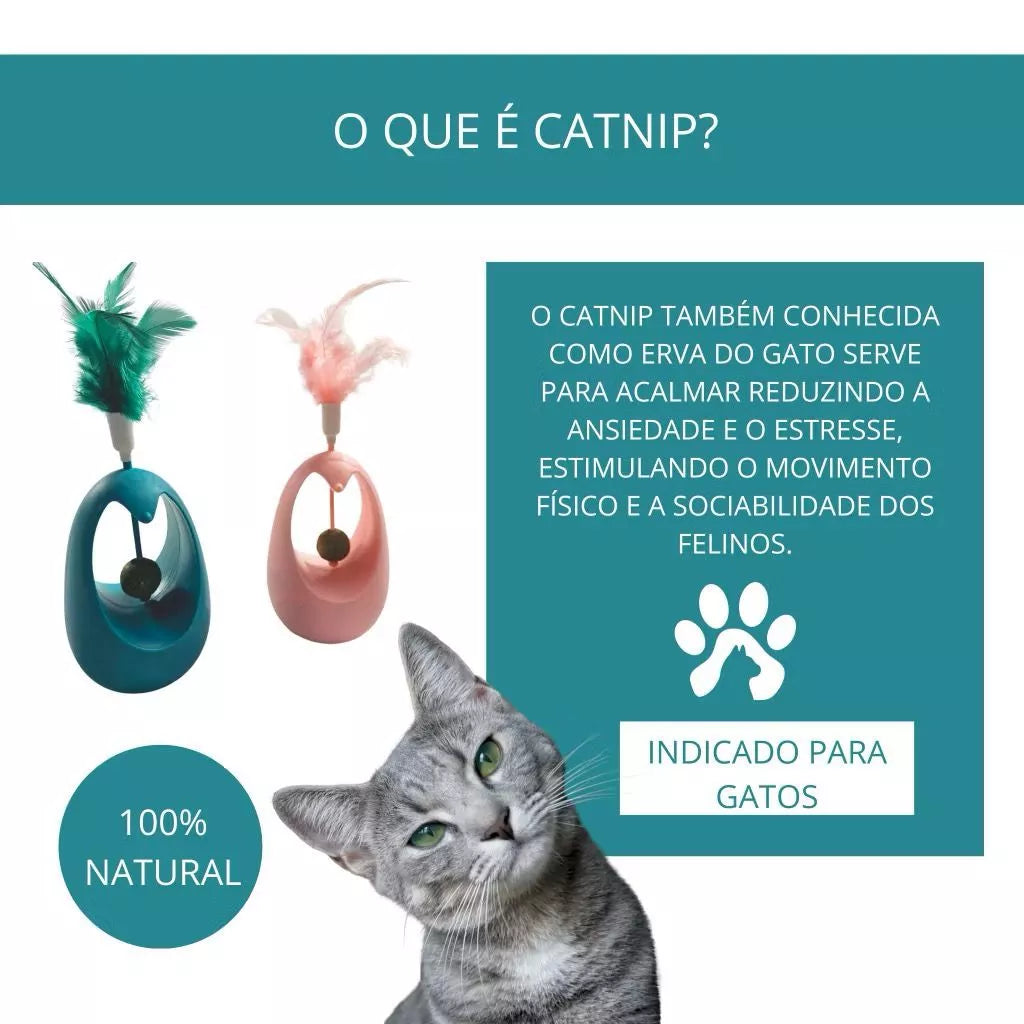 Kit Catnip com 3 Brinquedos Interativos para Gatos