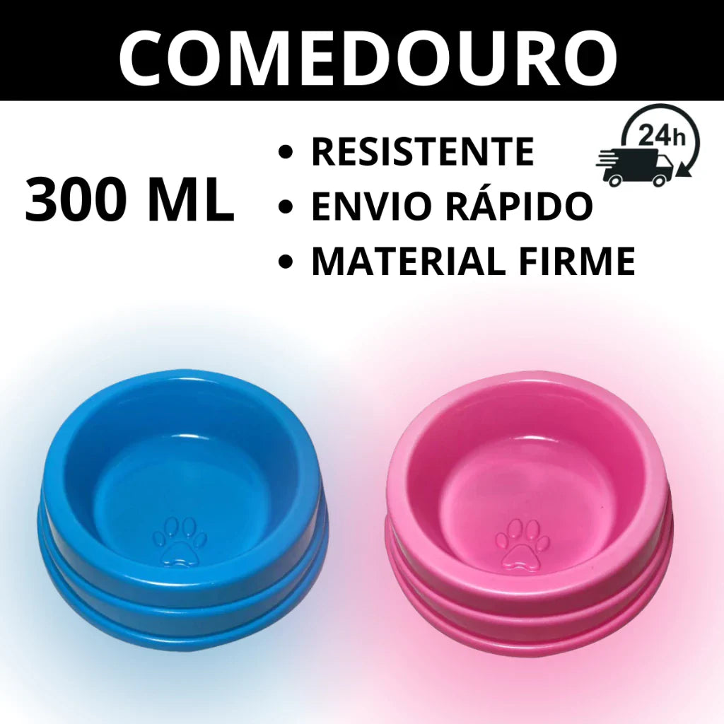 Kit Peitoral com Guia + Comedouro e Bebedouro 300ml para Cachorro
