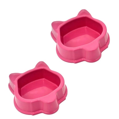 Comedouro e Bebedouro Antiformiga para Gatos Face Cat 160ml Kit 2 Unidades