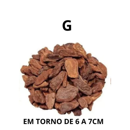 Casca de Pinus Polida Premium para Jardinagem e Decoração 5L 10L 20L