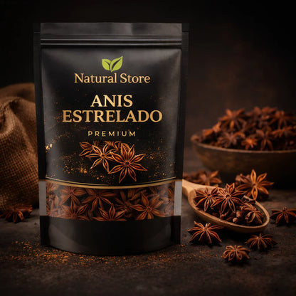 Anis Estrelado Premium 100% Natural para Chá e Temperos