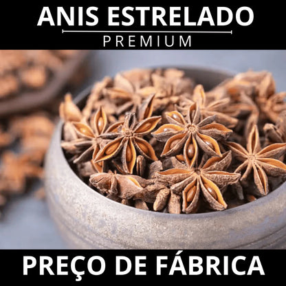 Anis Estrelado Premium 100% Natural para Chá e Culinária