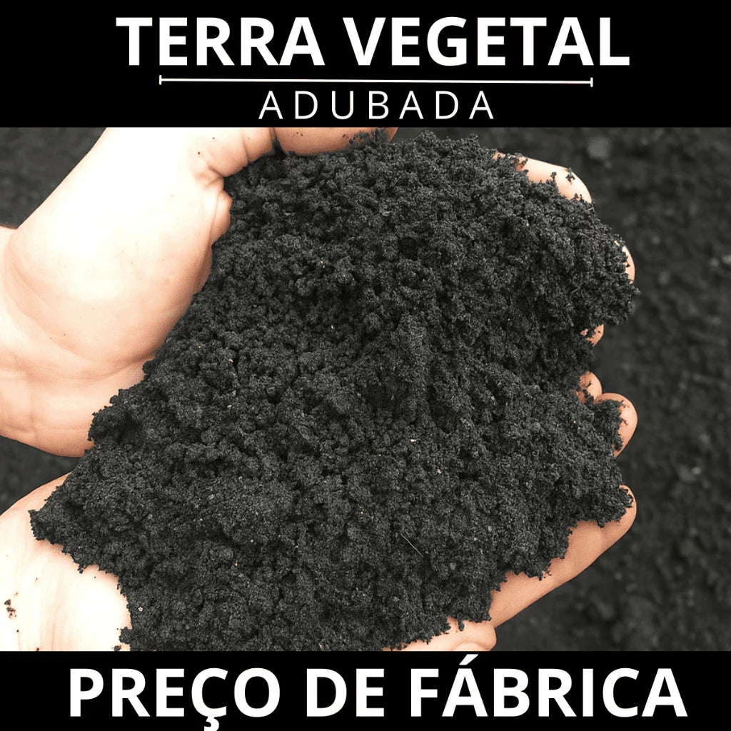 Terra Vegetal Adubada Terra Forte Para Plantio – 20kg