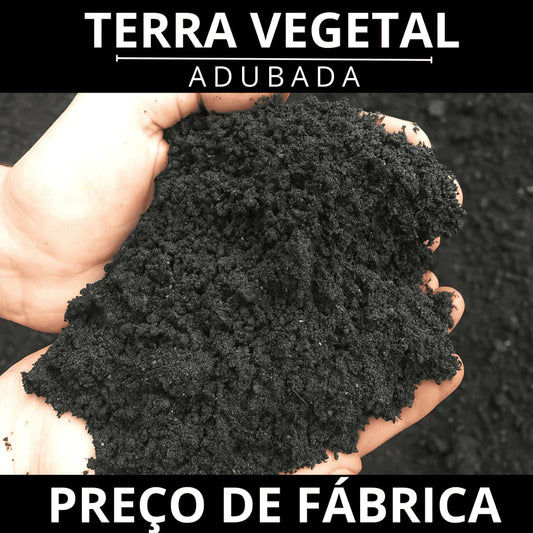 Terra Vegetal Adubada Terra Forte Para Plantio – 20kg
