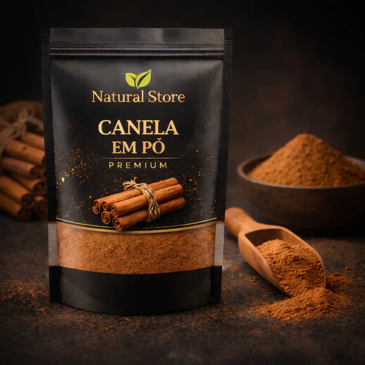 Canela em Pó 100% Natural Premium para Bebidas e Receitas
