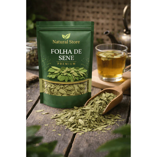 Folhas de Sene Premium 100% Natural para Chá Detox