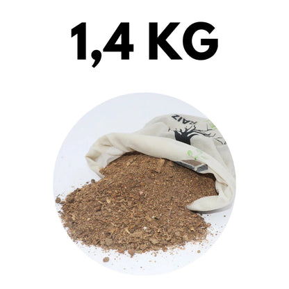 Esterco de Galinha Orgânico 2,1kg Adubo Natural para Hortas e Jardins