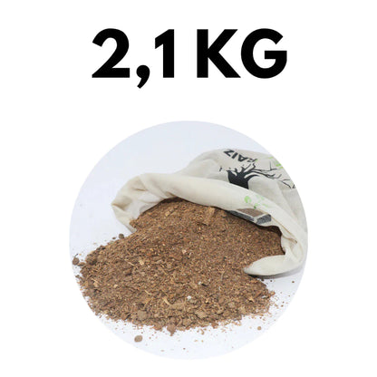 Esterco de Galinha Orgânico 2,1kg Adubo Natural para Hortas e Jardins