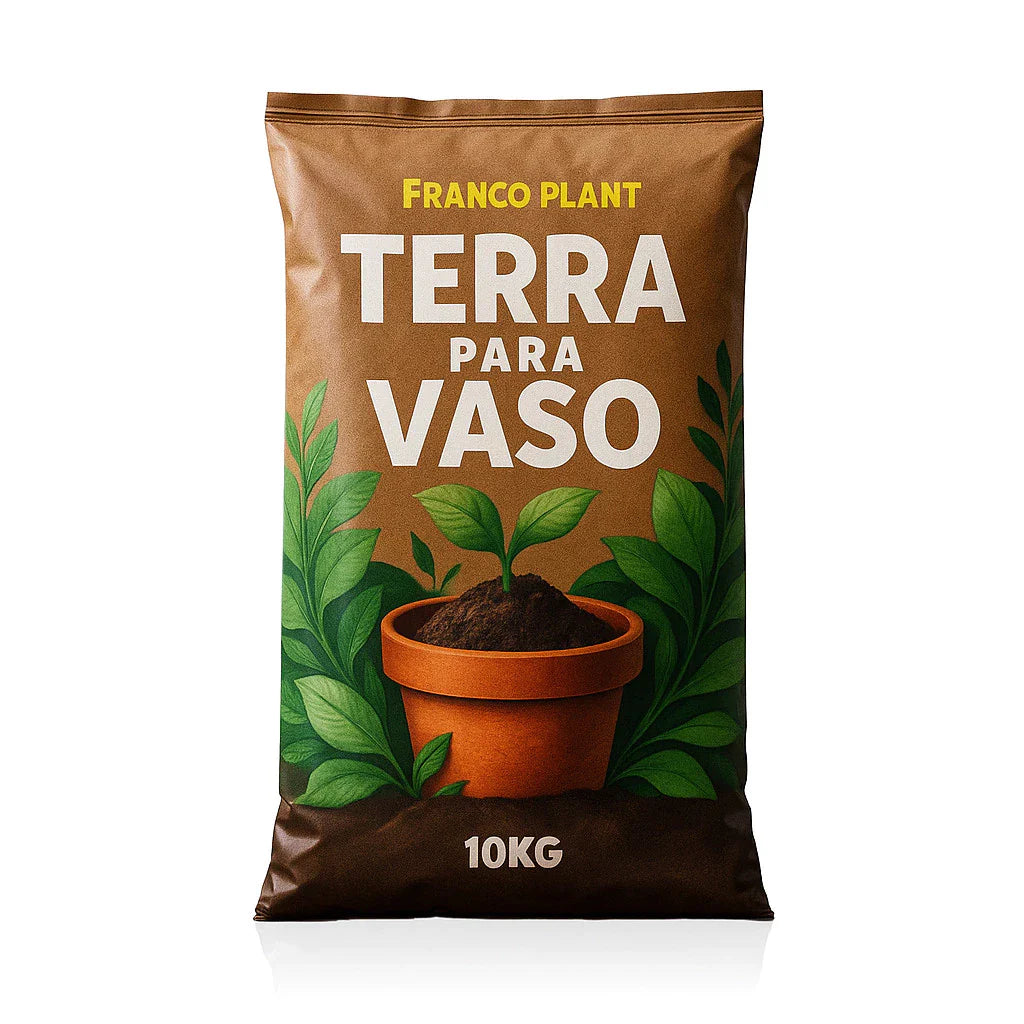 Terra Vegetal Adubada Franco Garden para Vasos 2kg 5kg 10kg