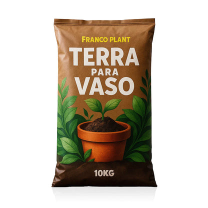 Terra Vegetal Adubada Franco Garden para Vasos 2kg 5kg 10kg