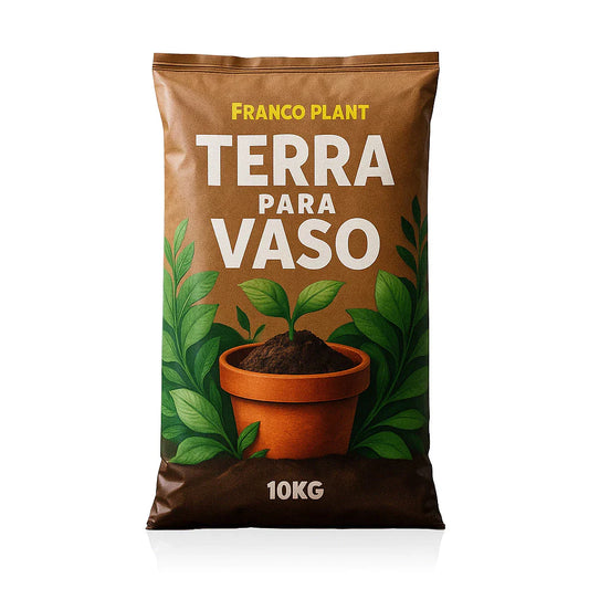 Terra Vegetal Adubada Franco Garden para Vasos 2kg 5kg 10kg